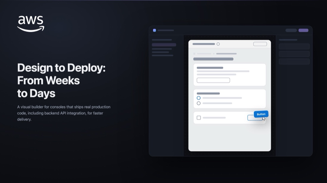 A visual builder for shipping AWS console changes