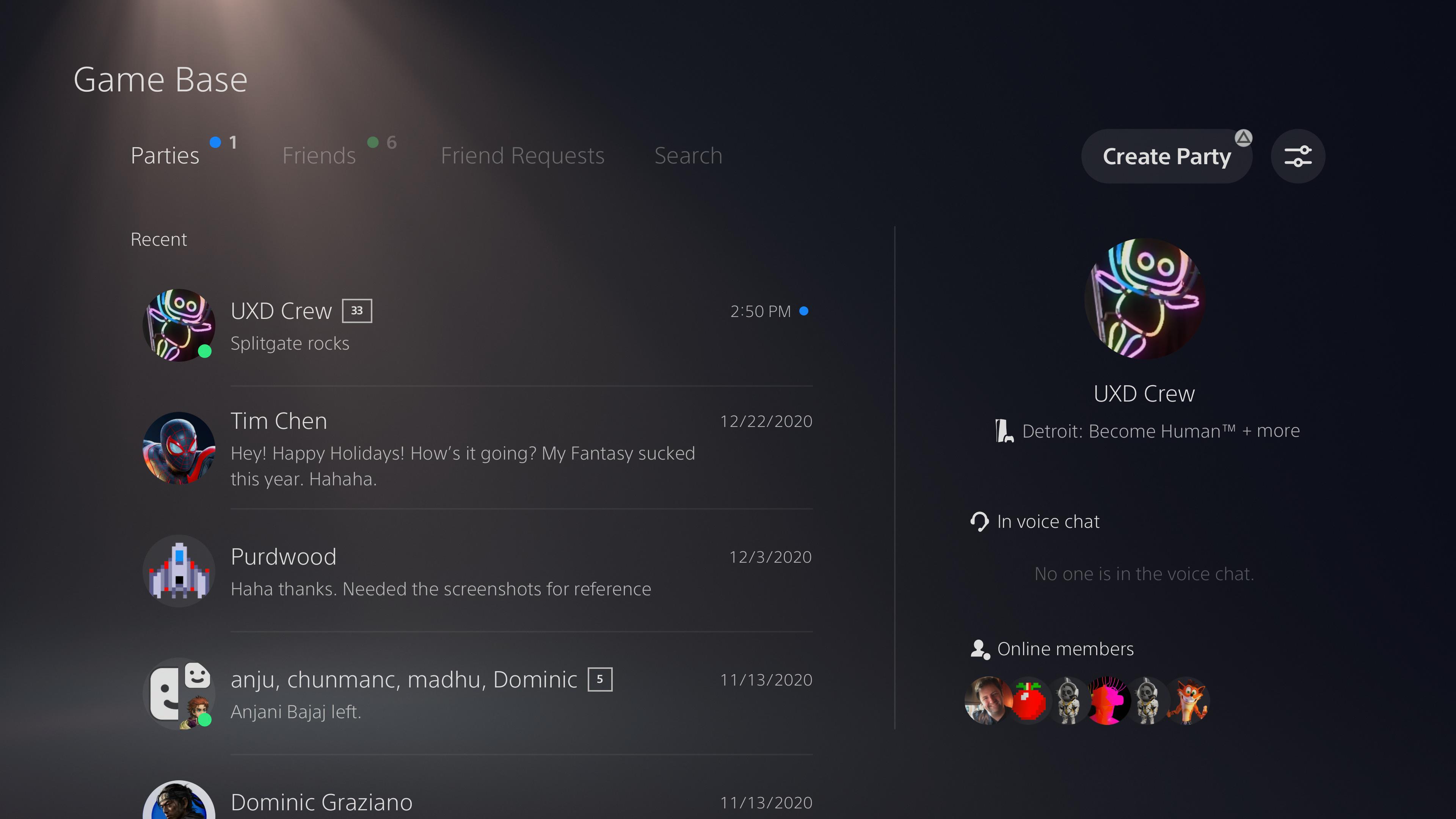 Group preview
