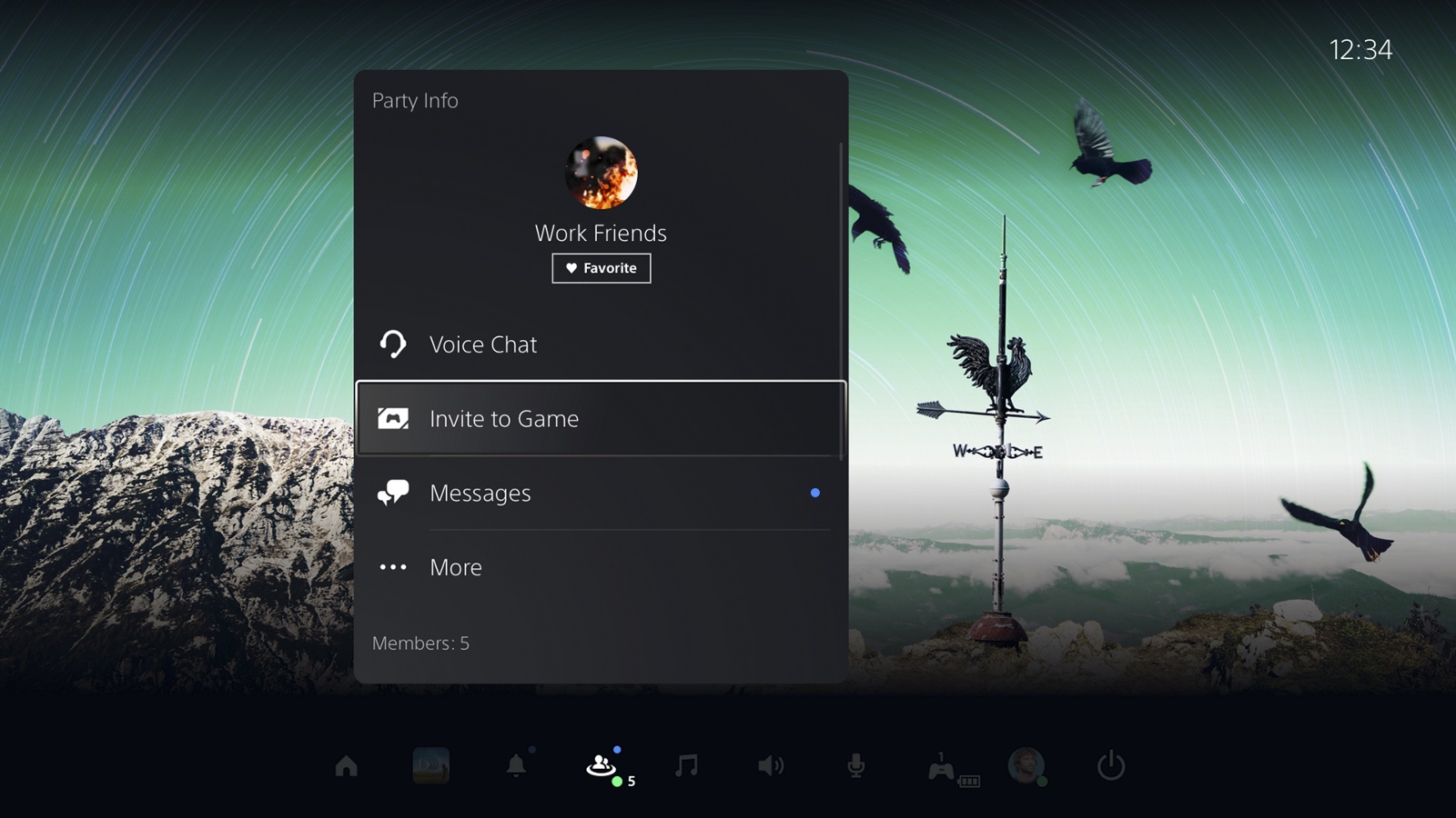 Invite to game